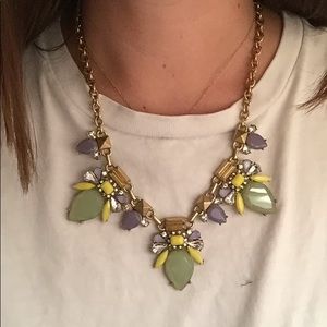 Green and purple JCrew necklace